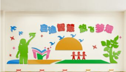 幼兒園校園班級文化墻裝飾墻貼教室