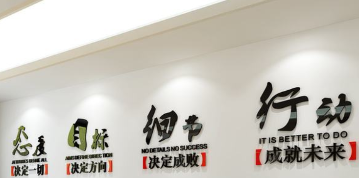 公司企業掛畫辦公室裝飾畫會議室走廊標語勵志海報文化墻