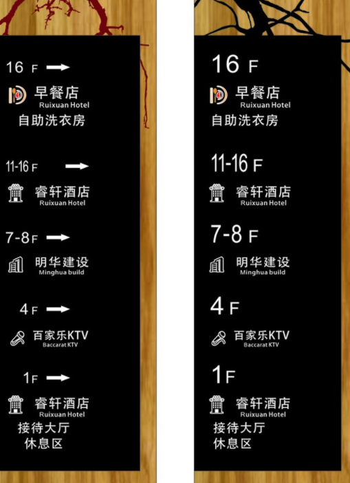 商場大堂信息導向臺指示臺樓層索引臺酒店臥式導視臺