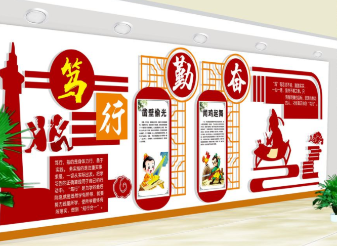 學(xué)生規(guī)范樓梯文化墻