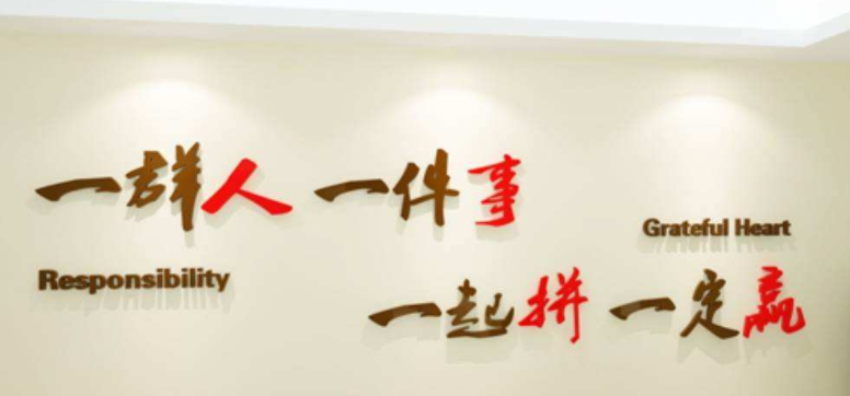 3d亞克力立體墻貼辦公室工作室書房企業公司勵志標語文化墻