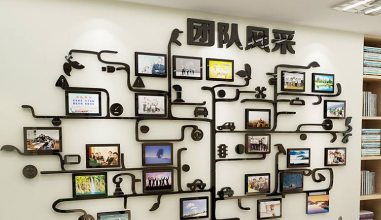3d立體亞克力墻貼公司文化背景墻企業勵志標語辦公室教室