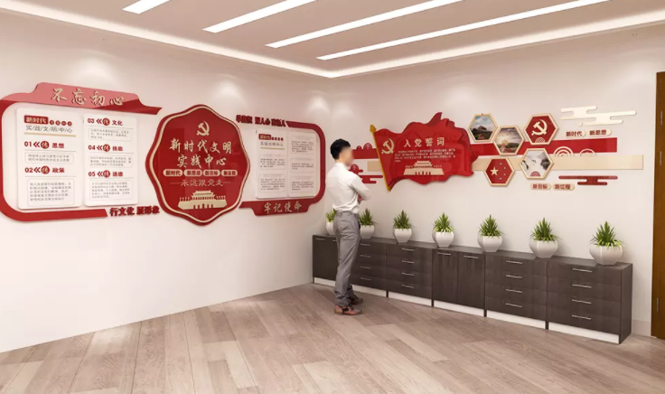 社區走廊文化墻圖片