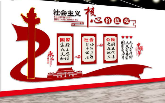 立體黨建文化墻學校文化墻宣傳