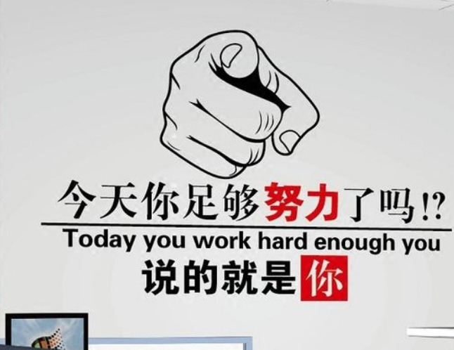 公司勵志墻貼凝聚力團隊宿舍辦公室激勵溫馨創意標語墻