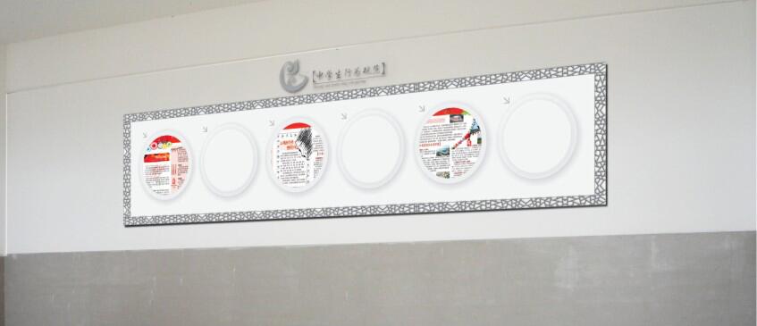 中學校園文化墻制作效果圖